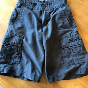 Quicksilver size 22 (6-7) boys grey shorts light weight